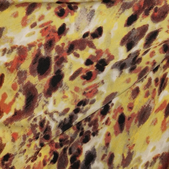 NWT Kasper ‘Naomi’ Everyday Knit Surplice Dress in “Daffodil / Vanilla Ice” 20W - Picture 7 of 16